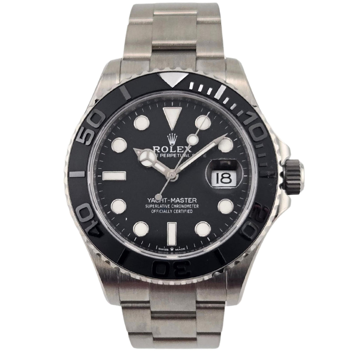 Rolex Yacht-Master 42 RLX Titanium Black Dial 226627 Box Papers 2026
