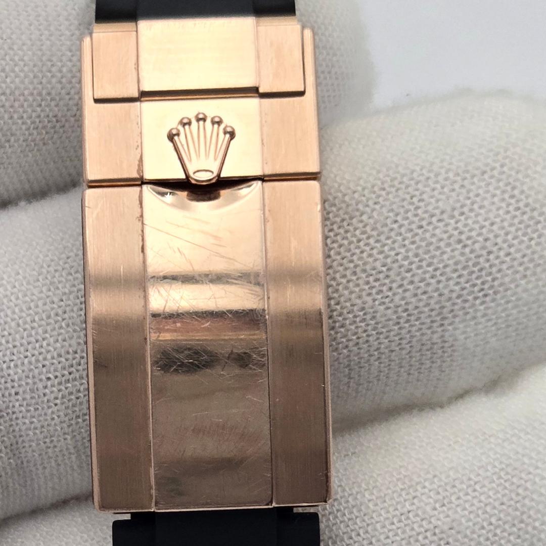Rolex Daytona Rose Gold Chocolate Brown Dial Oysterflex 116515LN Box Papers