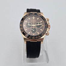 Rolex Daytona Rose Gold Chocolate Brown Dial Oysterflex 116515LN Box Papers