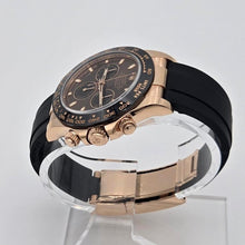 Rolex Daytona Rose Gold Chocolate Brown Dial Oysterflex 116515LN Box Papers