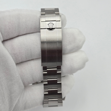 Rolex Submariner 124060 details of Rolex crown on clasp