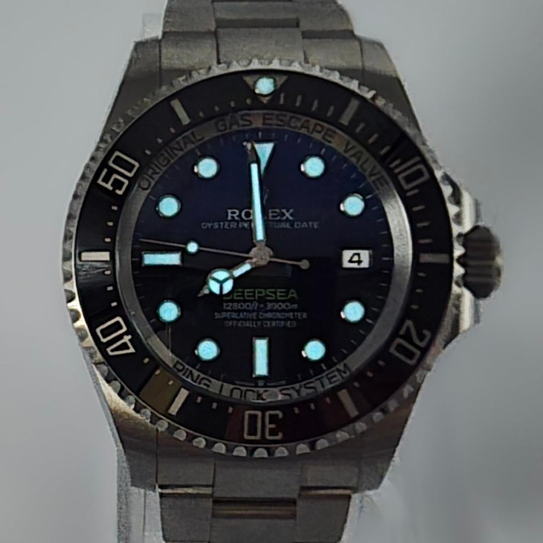 Rolex Sea-Dweller Deepsea D-Blue Dial Steel 44mm Watch 136660 Papers