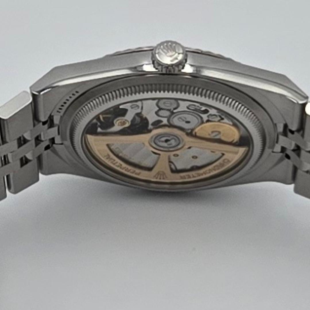 Rolex Land-Dweller 127334 White Honeycomb Dial Jubilee Steel Watch Box Papers