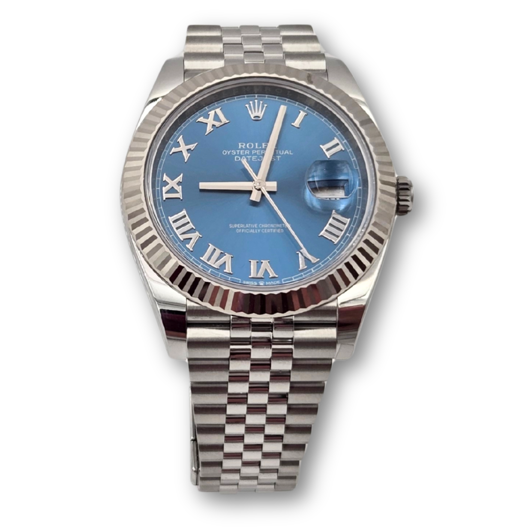 Rolex Datejust 41 126334 Blue Dial Jubilee