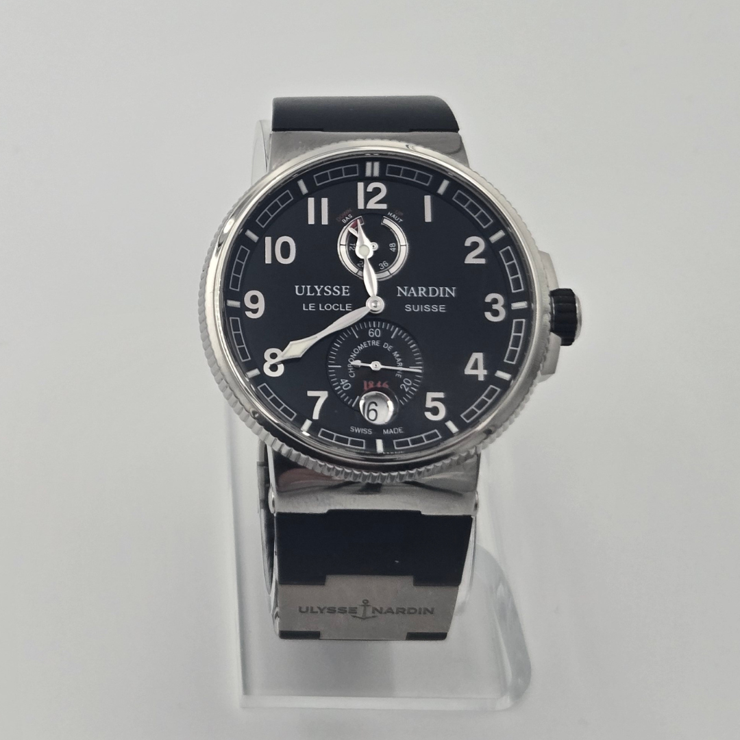 Front dial of Ulysse Nardin Marine Chronometer Manufacture 1183-126-3/62