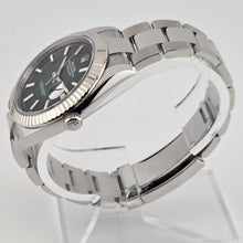 Rolex Datejust 41 Green Ombre Dial Fluted White Gold 126334 2026 Box Papers