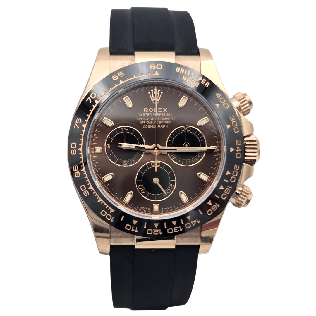 Rolex Daytona 116515ln Rose Gold Brown Dial