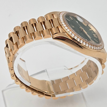 Rolex Day-Date 40 228348RBR Green Dial Diamond Bezel