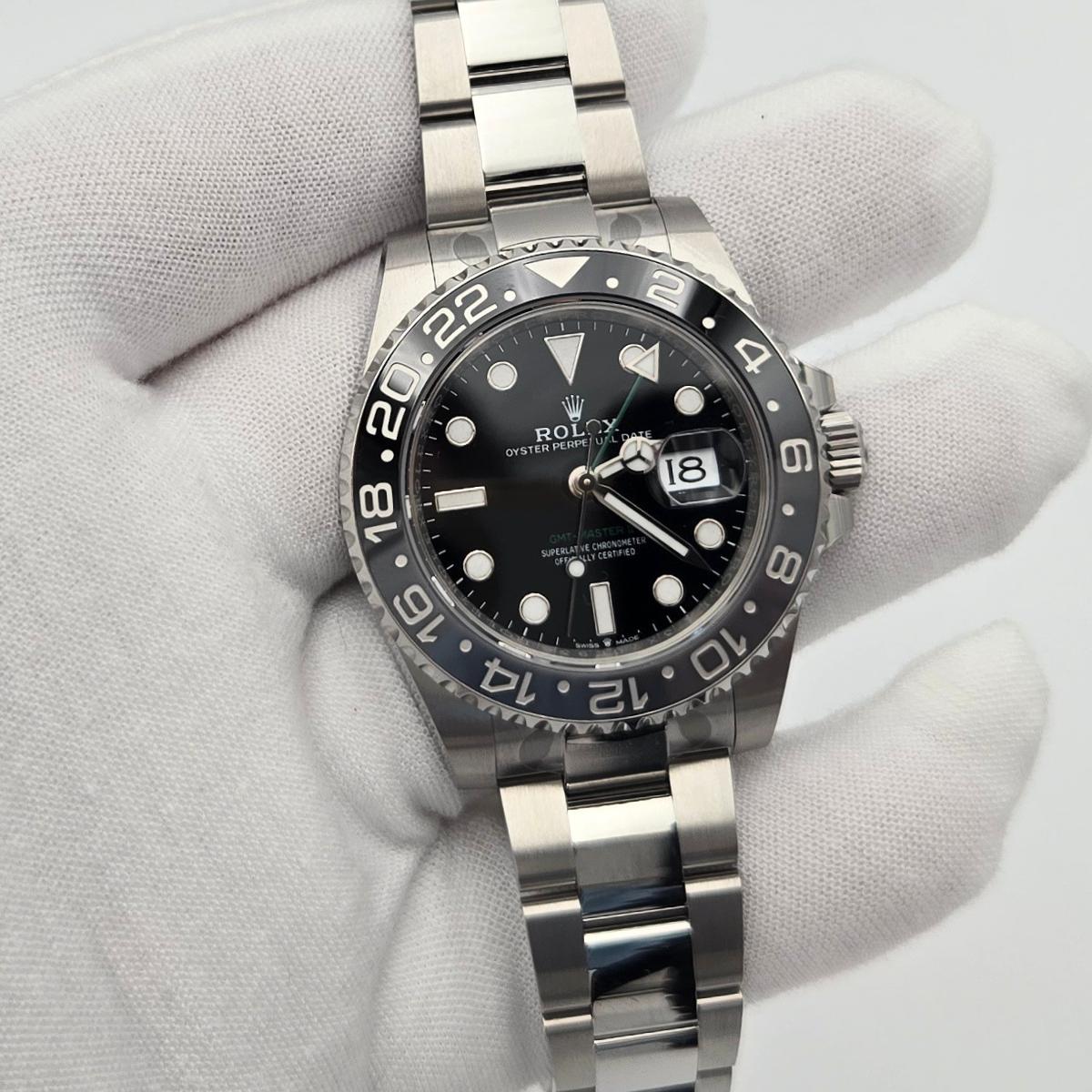 Rolex GMT-Master II Bruce Wayne Steel 40mm 126710GRNR 2026 Box Papers