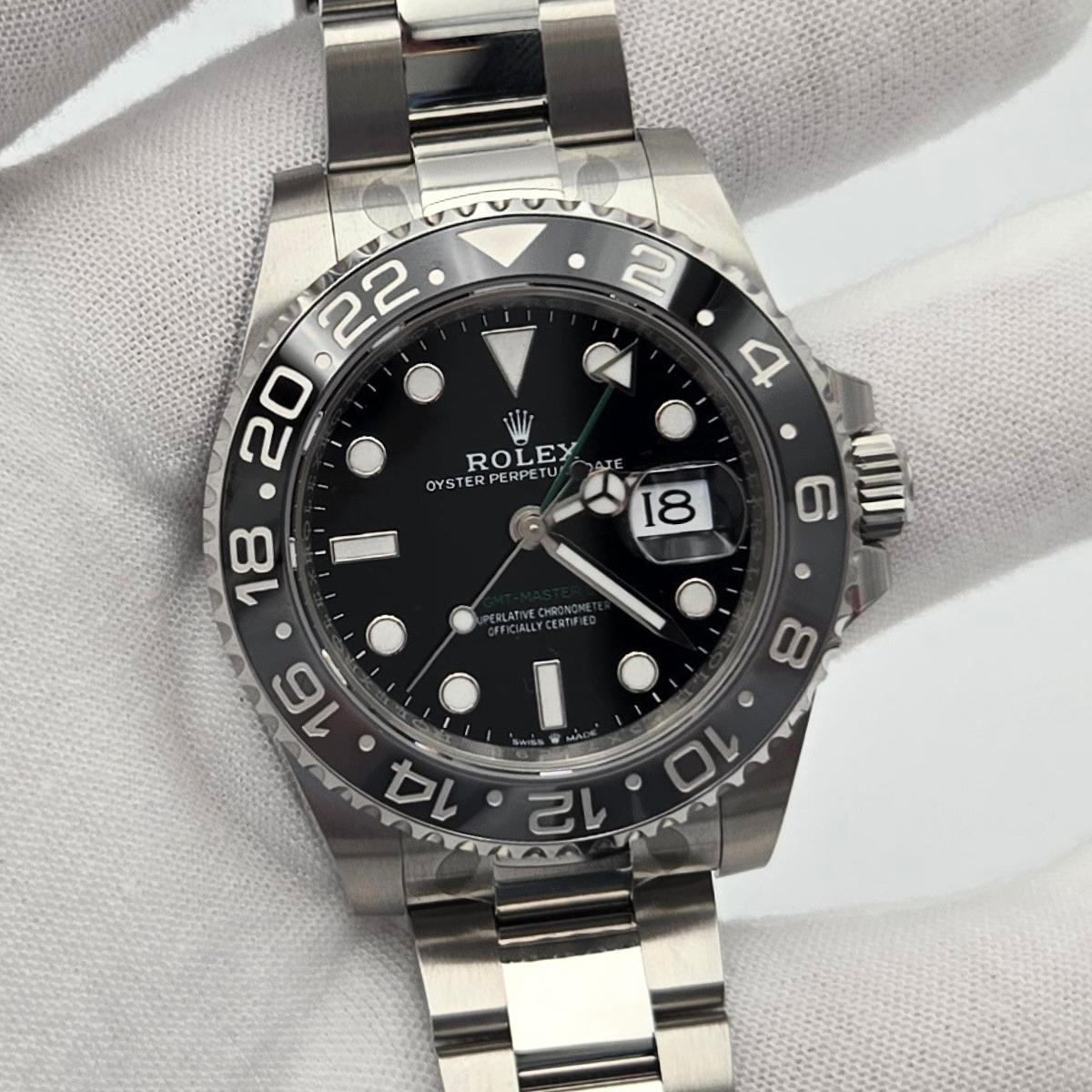 Rolex GMT-Master II Bruce Wayne Steel 40mm 126710GRNR 2026 Box Papers