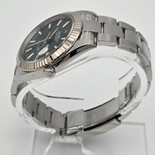 Rolex Datejust 41 Mint Green Stick Dial Fluted Steel Oyster 126334 Box Papers