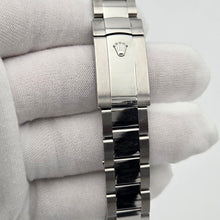Rolex Datejust 41 Mint Green Stick Dial Fluted Steel Oyster 126334 Box Papers
