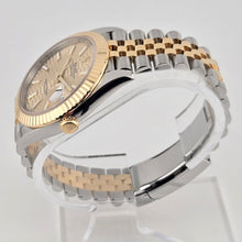 Rolex Datejust 41 Champagne Motif Dial TwoTone Gold Steel 126333 2022 Box Papers