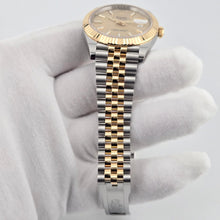 Rolex Datejust 41 Champagne Motif Dial TwoTone Gold Steel 126333 2022 Box Papers