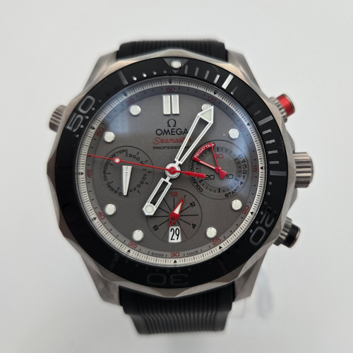 Omega Seamaster Diver 300M Chronograph 212.92.44.50.99.001 with white background