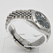 Rolex Datejust 41 Green Dial Smooth Bezel Steel Watch 126300 Box Papers