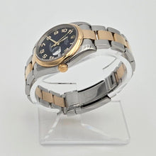 Rolex Datejust 36 Blue Concentric Dial Two Tone Gold Steel 116203 Box Papers