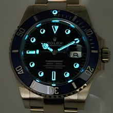 Rolex Submariner Cookie Monster 18k White Gold Blue Bezel 126619LB Box Papers