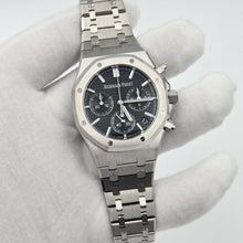 Audemars Piguet Royal Oak Chronograph Green Dial Steel 26240ST Box Papers