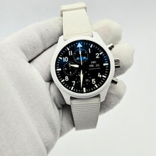 IWC Pilot Chronograph Top Gun Lake Tahoe White Ceramic IW389105 Box Papers