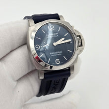 Panerai Luminor Marina PAM01313 Blue Dial Steel Rubber Watch Box Papers 2021