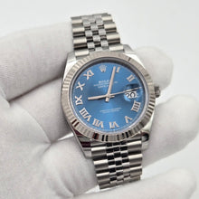 Rolex Datejust 41 Blue Dial Fluted Jubilee Steel Watch 126334 Box Papers 2026