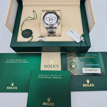 Rolex Daytona White Dial 126500LN Ceramic Bezel Steel Oyster Watch Papers 2024