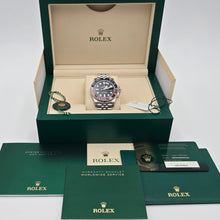 Rolex GMT-Master II Pepsi 126710BLRO Jubilee Steel Black Watch Box Papers 2024