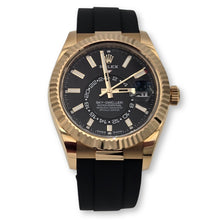 Rolex Sky-Dweller Black Dial 18k Yellow Gold Oysterflex 336238 Box Papers 2024