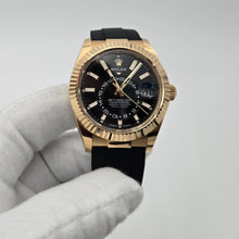 Rolex Sky-Dweller Black Dial 18k Yellow Gold Oysterflex 336238 Box Papers 2024