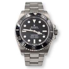 Rolex Submariner No Date 41mm Black Ceramic Steel Oyster Watch 124060 Box Papers