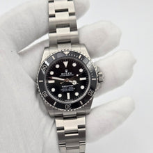 Rolex Submariner No Date 41mm Black Ceramic Steel Oyster Watch 124060 Box Papers