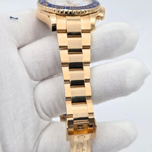 Rolex Yacht-Master II 116688 Yellow Gold Blue Bezel White Dial Watch Box Papers