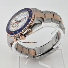 Rolex Yacht-Master II Two Tone Rose Gold Blue Bezel 116681 Box Papers 2019