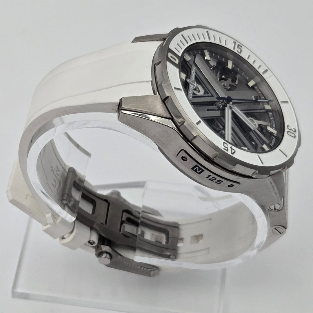 Ulysse Nardin Diver X Skeleton Titanium 44mm 3723-170 Box Papers