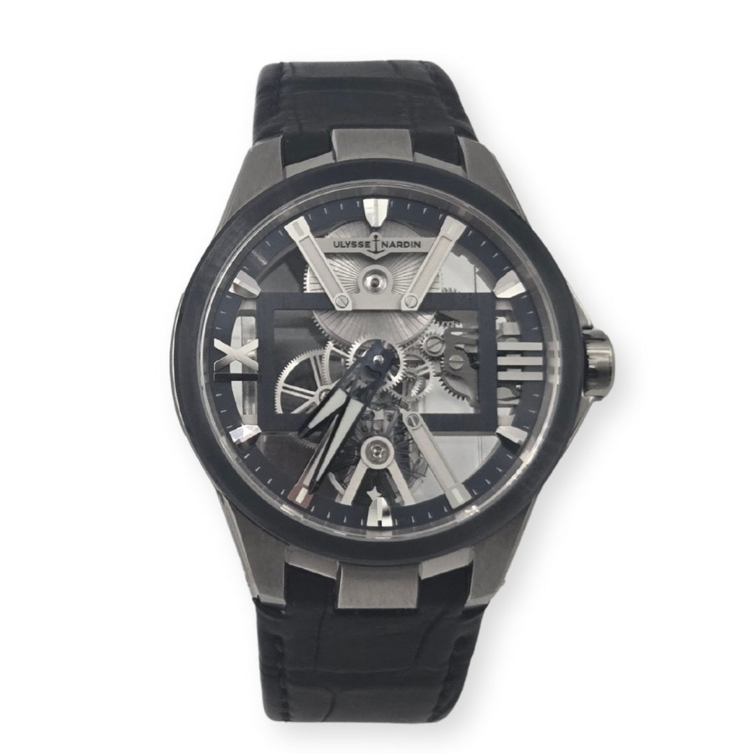 Ulysse Nardin Executive Skeleton X Titanium 42mm 3713-260-3/03 Box Papers 2022