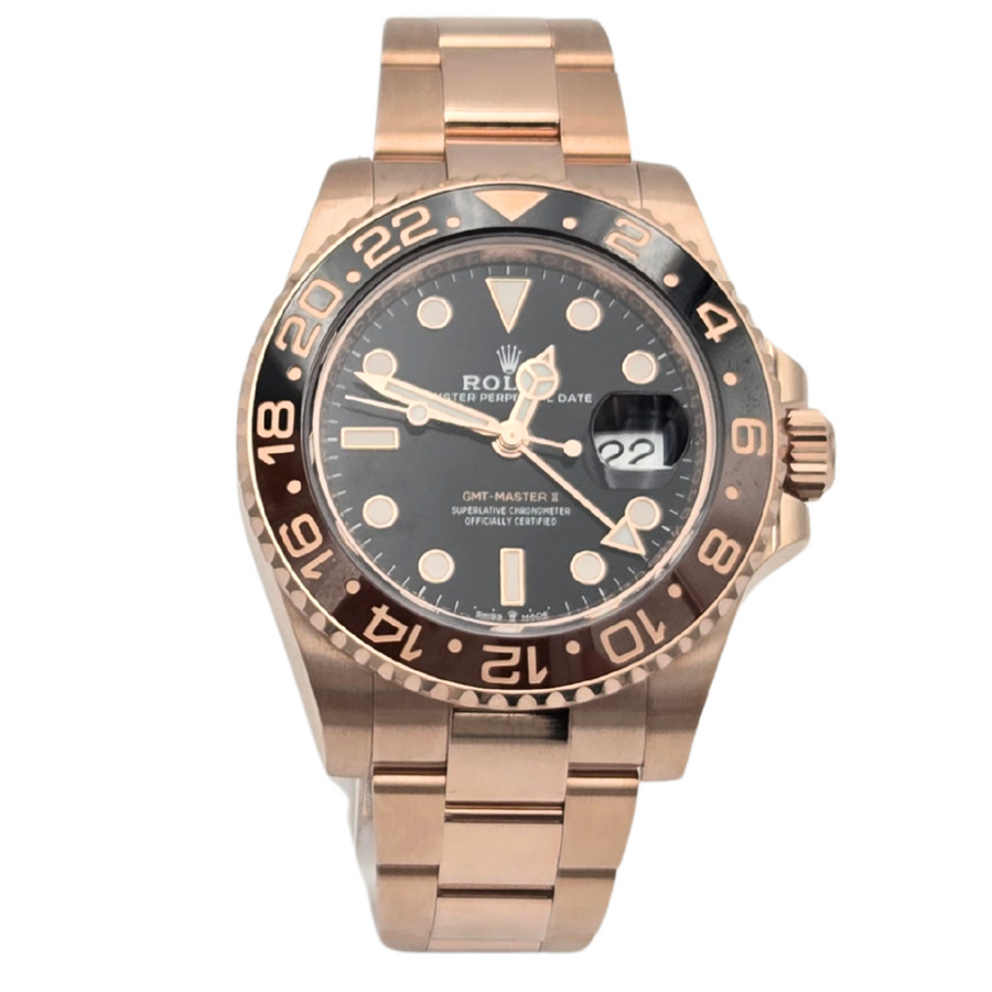 Rolex GMT-Master II "Root Beer" 126715CHNR Everose Gold Oyster