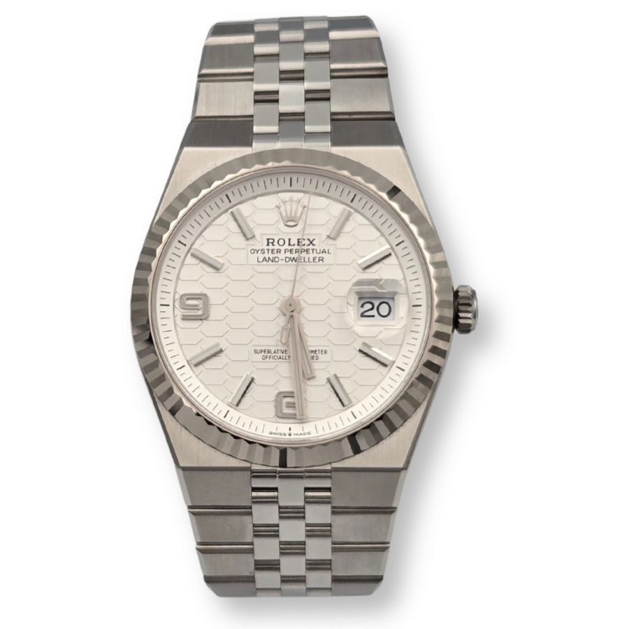 Rolex Land Dweller 127334 40mm White Gold