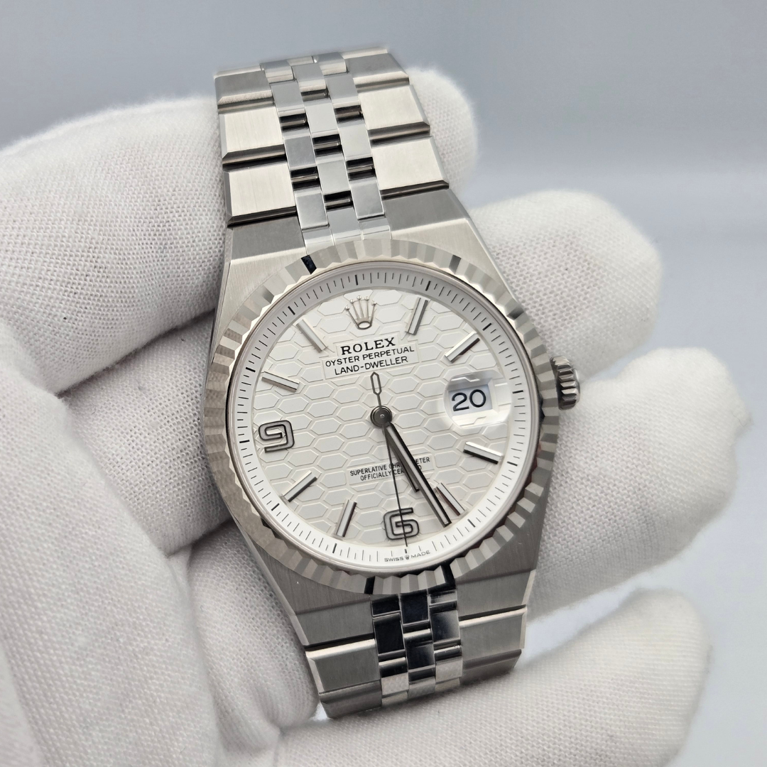 Rolex Land Dweller 127334 40mm White Gold