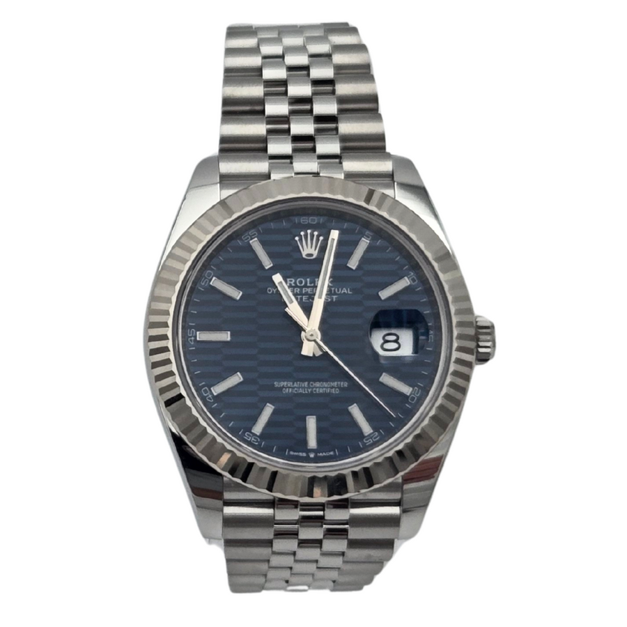Rolex Datejust 41 126334 Blue Motif Dial