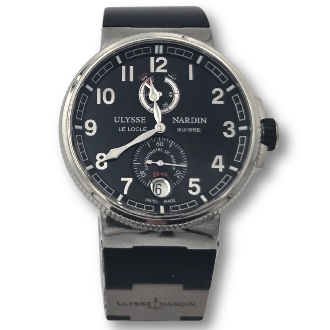Ulysse Nardin Marine Chronometer Manufacture 1183-126-3/62 on white background