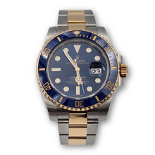 Rolex Submariner Date "Bluesy" 116613LB on white background