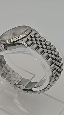 Rolex Datejust 31 Silver Diamond Dial Fluted Bezel 278274 Box Papers