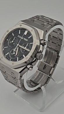 Audemars Piguet Royal Oak Chronograph Green Dial Steel 26240ST Box Papers